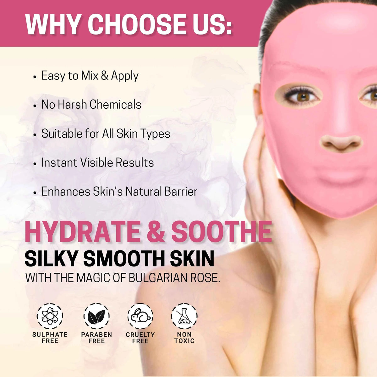 Bulgarian Rose Peel-Off Mask – Pack of 2 (30g Each)