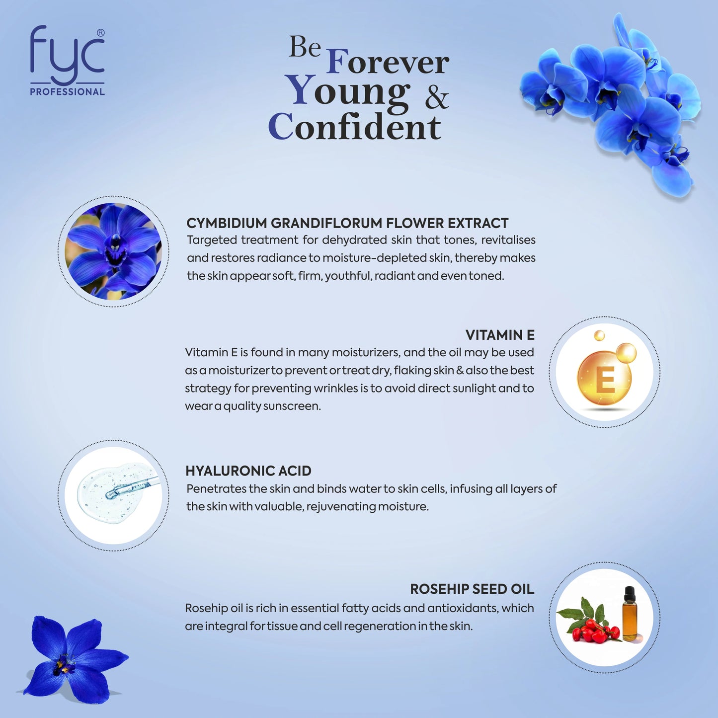 BLUE ORCHID FOR FRESH & BRIGHT COMPLEXION FACIAL KIT (260g)