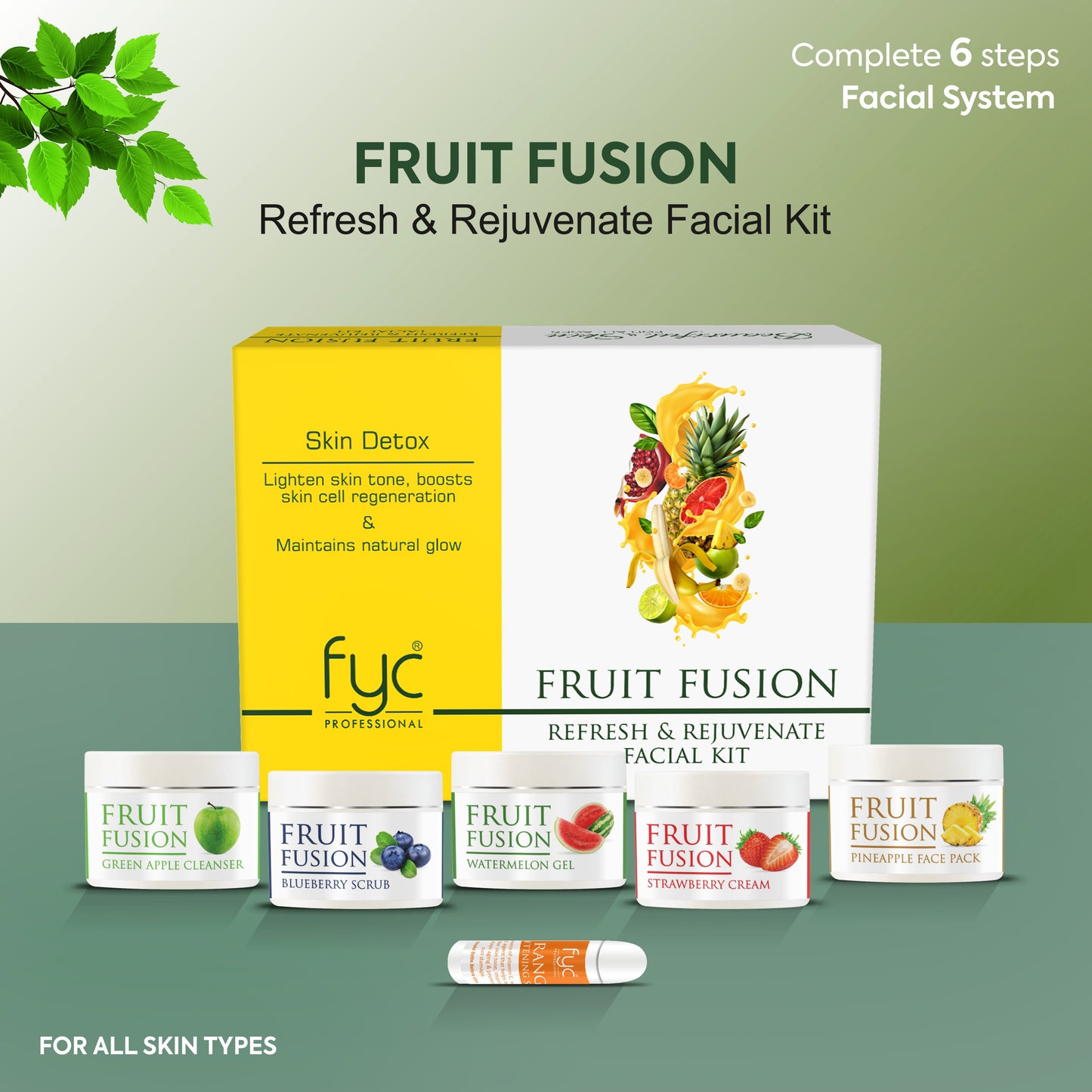 FRUIT FUSION REFRESH & REJUVENATE FACIAL KIT (260g)
