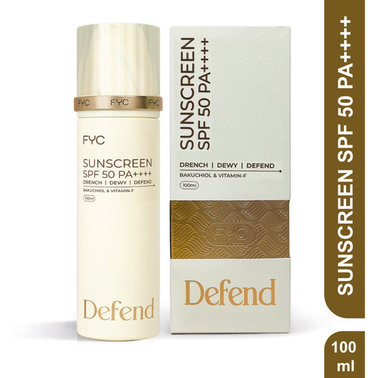 FYC Sunscreen SPF 50 PA++++ (100ml) | Lightweight Broad Spectrum Protection