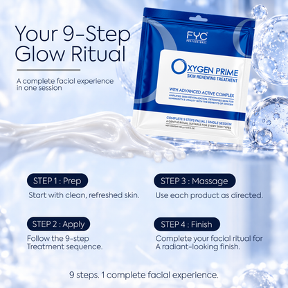 FYC Professional Oxygen Prime 9-Step Facial Kit, 185 g