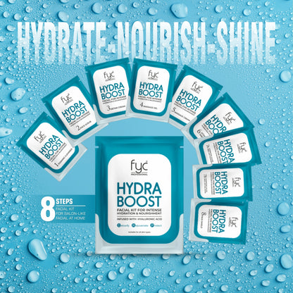 HydraBoost Complete Salon Care Kit – Facial Kit, Face Bleach, Manicure Pedicure & Body Polishing