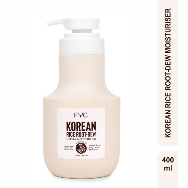 FYC Korean Hydra Moisturiser with Hyaluronic Acid & Rice Water - FYC PROFESSIONAL