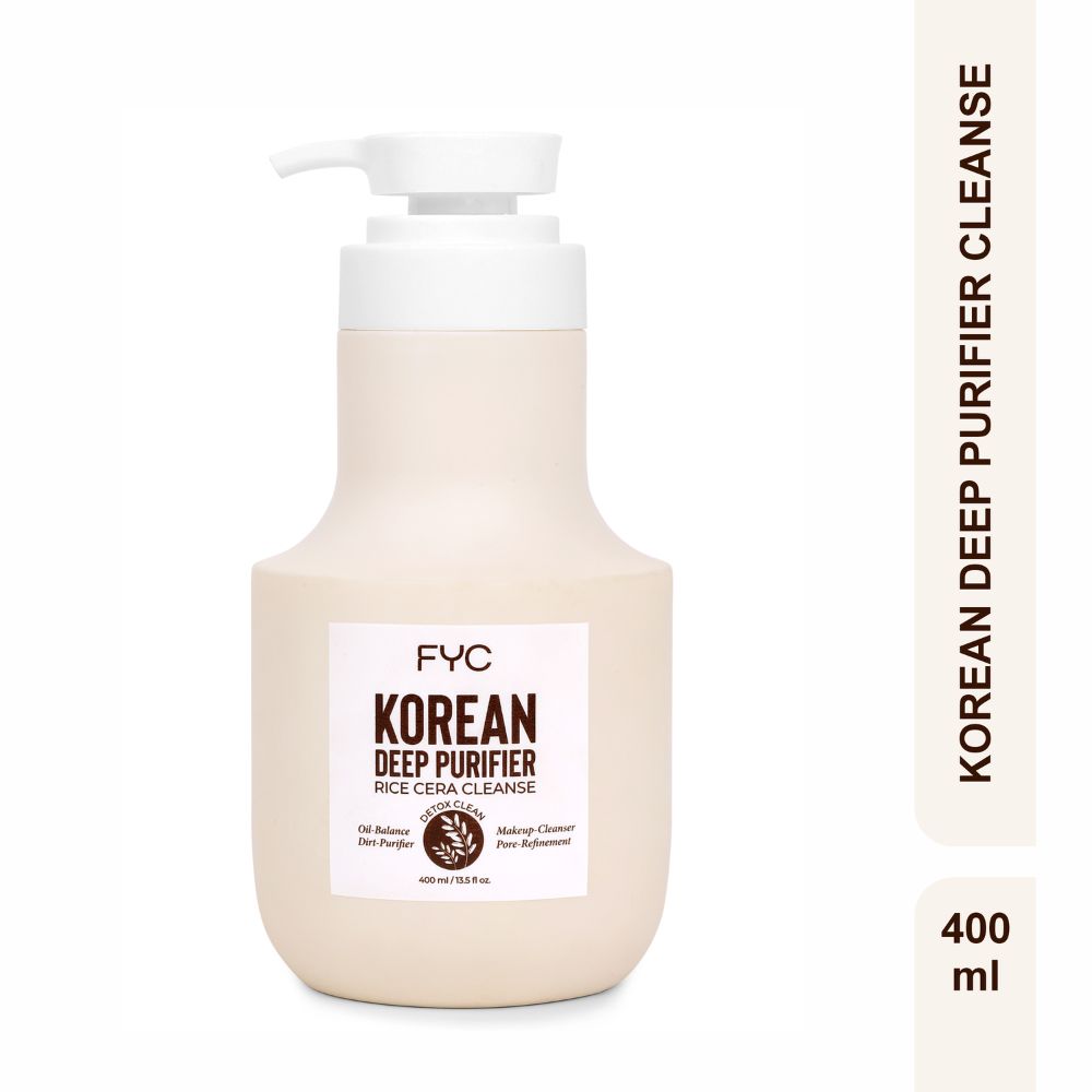 FYC Korean Deep Purifier Face Cleanser with Rice Water & Ginseng Oil