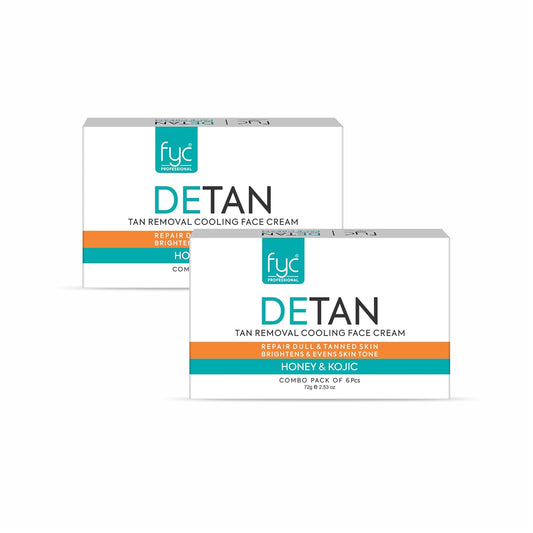 DETAN TAN REMOVAL COOLING CREAM for REPAIR DULL & TANNED SKIN (COMBO PACK)