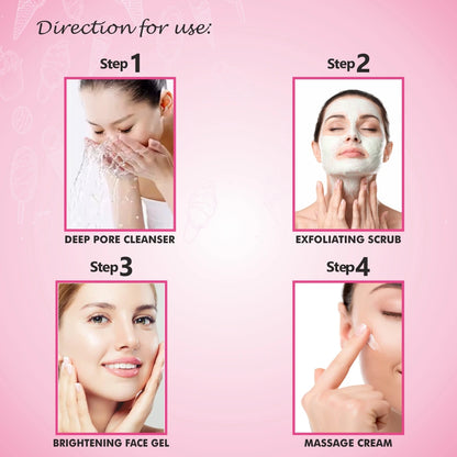 Berry Bomb & Cotton Candy Ice Cream Mask Combo – Ultimate Skin Brightening & Nourishing Facial Kit