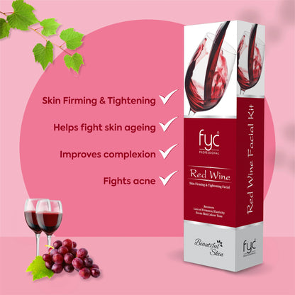 Red Wine Skin Firming & Tightening Facial Kit – 260g