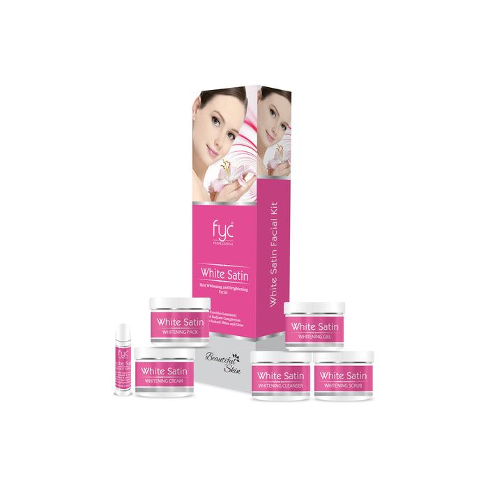 WHITE SATIN WHITENING & BRIGHTENING FACIAL KIT (260g) - FYC PROFESSIONAL