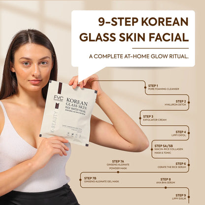 Korean Facial Kit + Sunscreen | Glow & Shield Combo