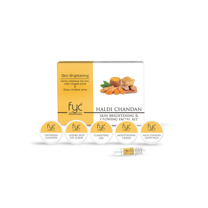 HALDI CHANDAN FOR CLEAN, BRIGHT & GLOWING SKIN FACIAL KIT (260g) - FYC PROFESSIONAL