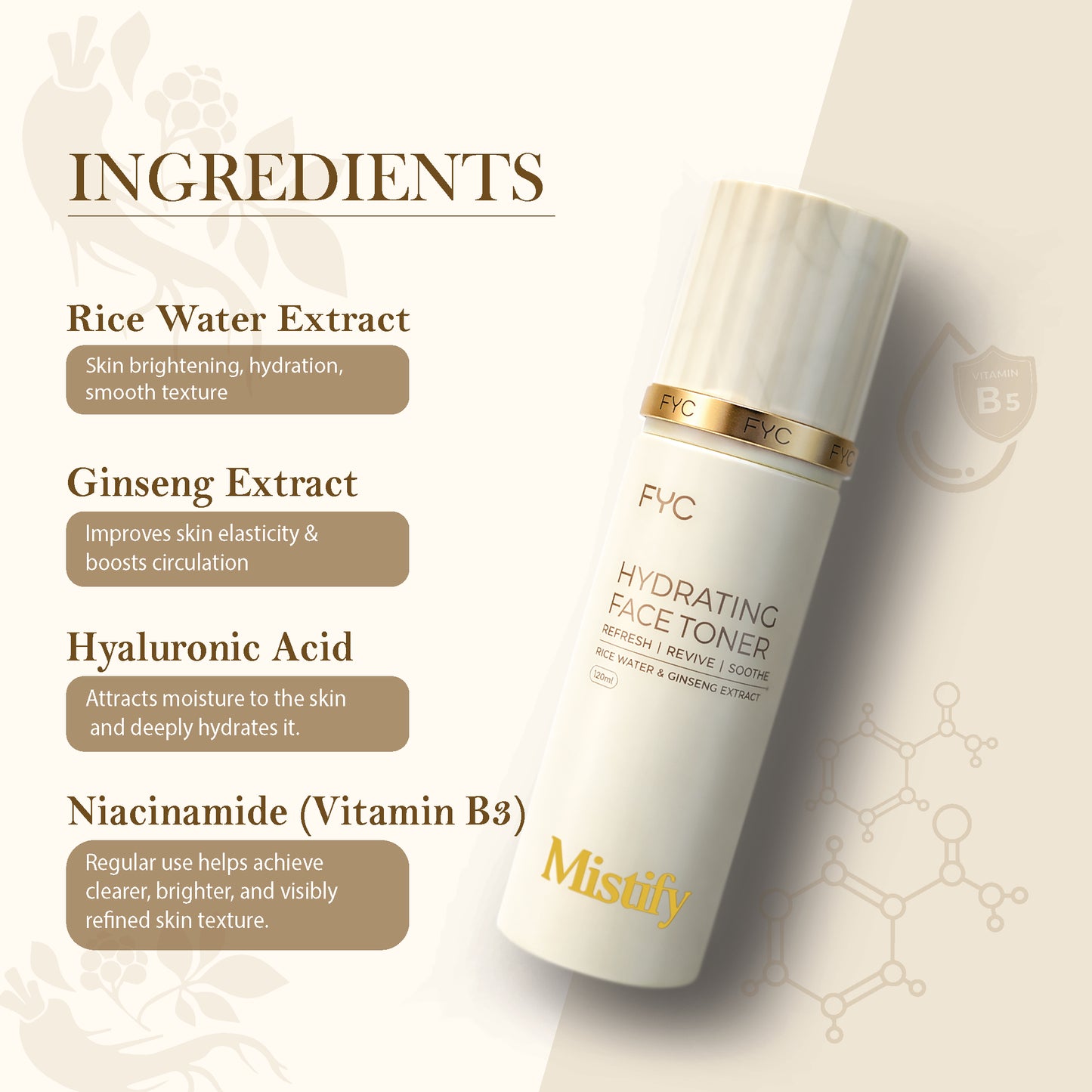 FYC Hydrating Face Toner – Refresh, Revive & Deeply Hydrate Your Skin