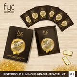 Luster Gold Pouch Facial Kit