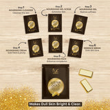 Luster Gold Pouch Facial Kit