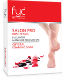 SALON PR0 ROSE CARE LUXURIOUS MANICURE PEDICURE SPA CRYSTAL FOAMING SOAK