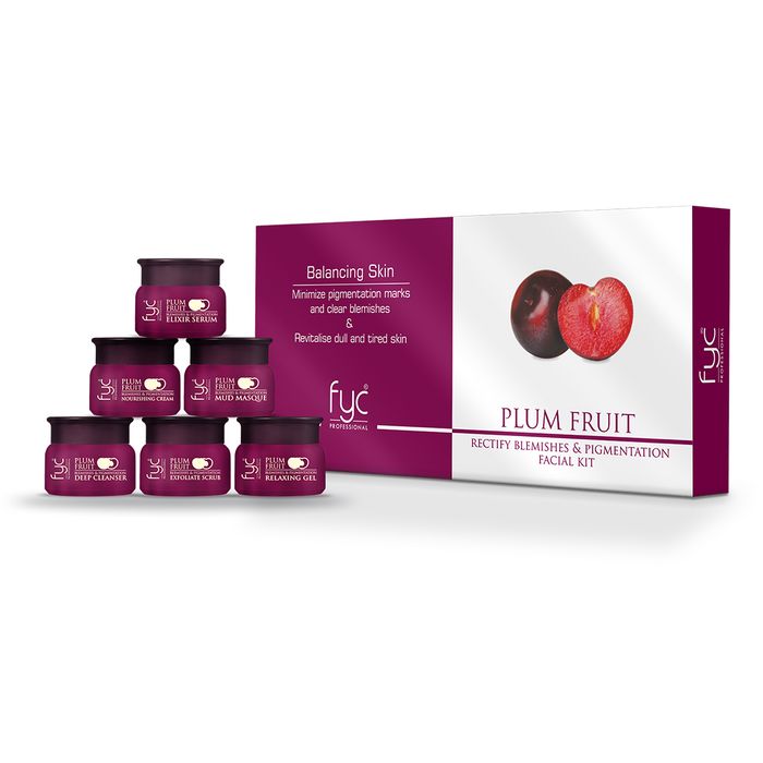 PLUM FRUIT RECTIFY BLEMISHES & PIGMENTATION FACIAL KIT (300g) - FYC PROFESSIONAL